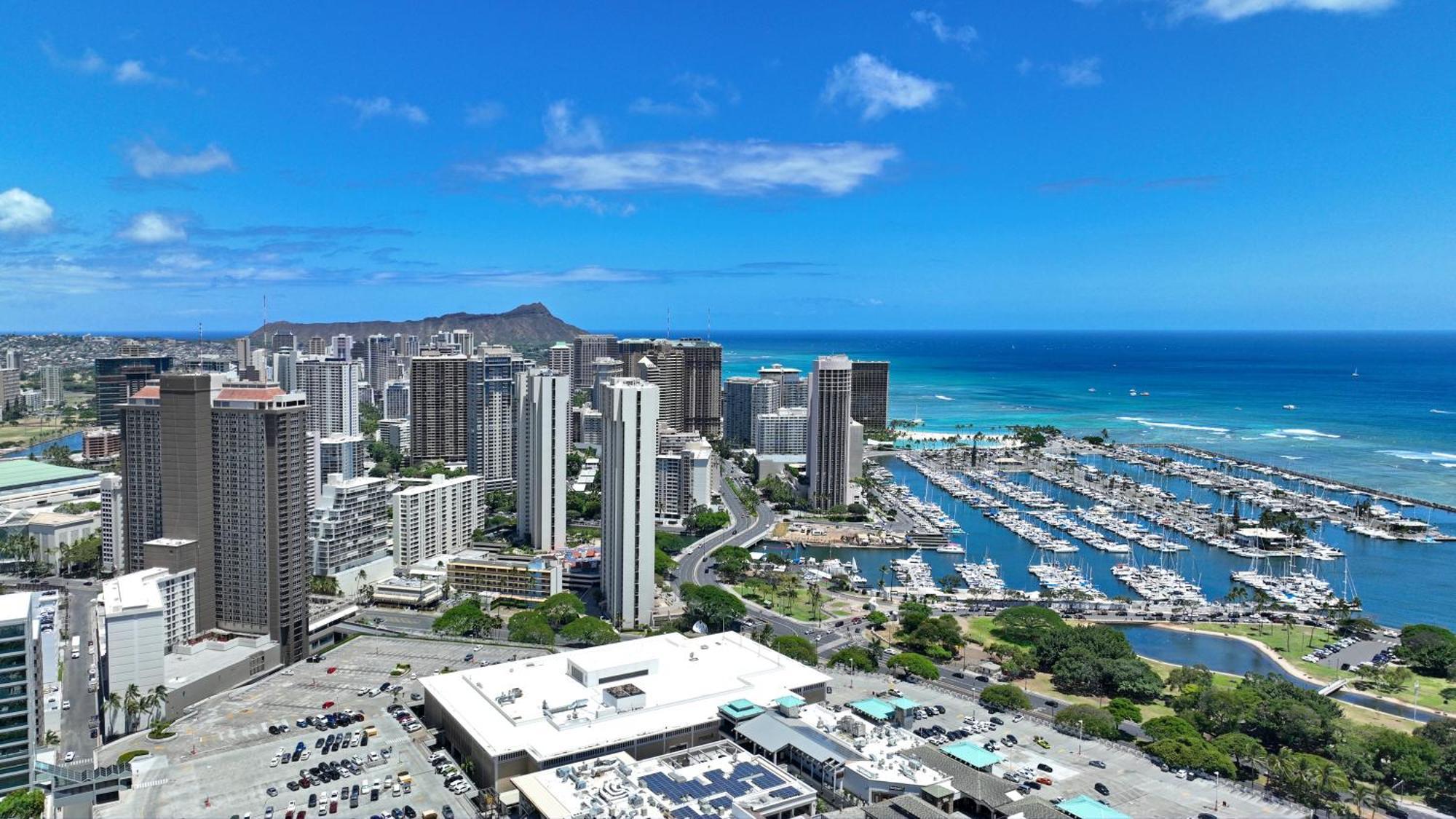 Luxury Ala Moana Resort 25Th Floor With Balcony Honolulu Exteriör bild